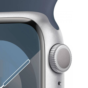 Apple Watch Series 9 GPS 45MM - Silver Prece no ekspozīcijas Garantija 2 gadi