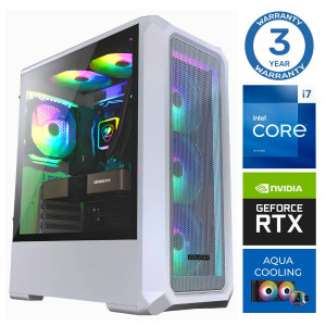 INTOP AQUA i7-14700F 16GB DDR5 1TB SSD M.2 NVME+2TB RTX4060Ti 8GB no-OS