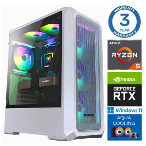 INTOP AQUA Ryzen 5 7600X 32GB DDR5 500SSD M.2 NVME+2TB RTX3060 12GB WIN11Pro