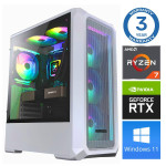 INTOP Ryzen 7 5700X 32GB 500SSD M.2 NVME RTX3050 6GB WIN11