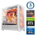 INTOP AQUA Ryzen 7 7800X3D 32GB DDR5 1TB SSD M.2 NVME RTX5070 12GB WIN11