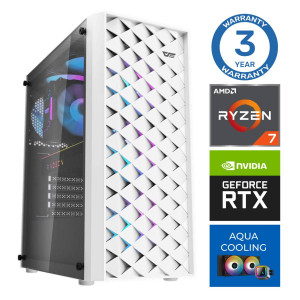 INTOP AQUA Ryzen 7 7700X 16GB DDR5 1TB SSD M.2 NVME RTX5060Ti 16GB no-OS