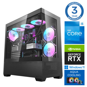 INTOP AQUA i5-14400F 64GB DDR5 1TB SSD M.2 NVME+2TB RTX4070 SUPER 12GB WIN11