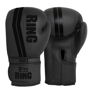 Boksa cimdi Ring Force (RR-12) 12 oz, melni