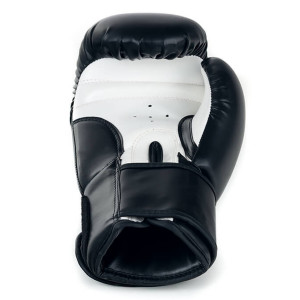 Boksa cimdi Ring Champion (RR-20) 14 oz, melni/balti