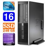 HP 8100 Elite SFF i5-650 16GB 240SSD DVD WIN10Pro