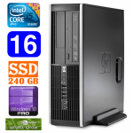 HP 8100 Elite SFF i5-650 16GB 240SSD GT1030 2GB DVD WIN10Pro