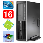 HP 8100 Elite SFF i5-650 16GB 120SSD DVD WIN7Pro