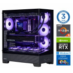 INTOP AQUA Ryzen 5 7600X 64GB DDR5 1TB SSD M.2 NVME RTX5070 12GB WIN11