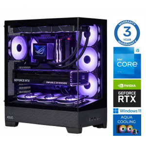 INTOP AQUA i5-14400F 16GB DDR5 1TB SSD M.2 NVME+2TB RTX5060 8GB WIN11Pro