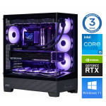 INTOP i5-14400F 64GB DDR5 1TB SSD M.2 NVME+2TB RTX5070 12GB WIN11