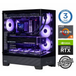 INTOP Ryzen 5 7500F 16GB DDR5 1TB SSD M.2 NVME+2TB RTX4060Ti 8GB no-OS