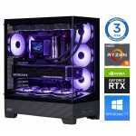 INTOP Ryzen 5 7500F 16GB DDR5 1TB SSD M.2 NVME+2TB RTX4060 8GB WIN11