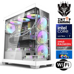 INTOP AQUA Ultra 7 265KF 64GB DDR5 1TB SSD M.2 NVME+2TB RX9060XT 16GB WiFi no-OS