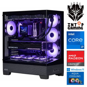 INTOP AQUA i7-14700F 16GB DDR5 1TB SSD M.2 NVME RX9060XT 16GB WIN11 INTOP AQUA i7-14700F 16GB DDR5 1TB SSD M.2 NVME RX9060XT 16GB WIN11