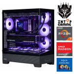 INTOP AQUA Ryzen 7 8700F 32GB DDR5 1TB SSD M.2 NVME RX9060XT 16GB no-OS