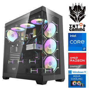 INTOP AQUA i7-14700F 16GB DDR5 1TB SSD M.2 NVME RX9060XT 16GB WIN11Pro INTOP AQUA i7-14700F 16GB DDR5 1TB SSD M.2 NVME RX9060XT 16GB WIN11Pro