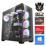 INTOP Ryzen 5 7500F 64GB DDR5 1TB SSD M.2 NVME+2TB RX9060XT 16GB WIN11