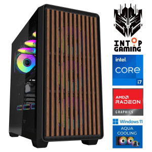 INTOP AQUA i7-14700F 16GB DDR5 1TB SSD M.2 NVME RX9060XT 16GB WIN11