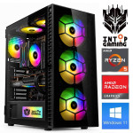 INTOP Ryzen 5 9600X 32GB DDR5 250SSD M.2 NVME+2TB RX9060XT 16GB WIN11