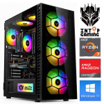 INTOP Ryzen 7 5700X 32GB 1TB SSD M.2 NVME+2TB RX9060XT 16GB WIN11