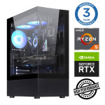 INTOP Ryzen 5 9600X 32GB DDR5 500SSD M.2 NVME+2TB RTX4060Ti 8GB no-OS