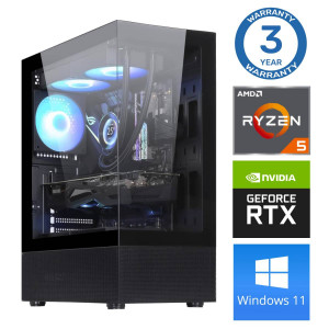 INTOP Ryzen 5 9600X 32GB DDR5 500SSD M.2 NVME+2TB RTX4060Ti 8GB WIN11Pro