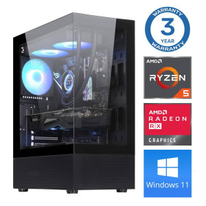 INTOP Ryzen 5 5600X 64GB 500SSD M.2 NVME+2TB RX580 8GB WIN11
