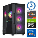 INTOP AQUA Ryzen 7 7700X 16GB DDR5 1TB SSD M.2 NVME RTX5050 8GB no-OS