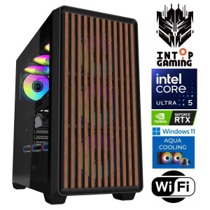 INTOP AQUA Ultra 5 245KF 64GB DDR5 1TB SSD M.2 NVME+2TB RTX5060Ti 8GB WiFi WIN11Pro