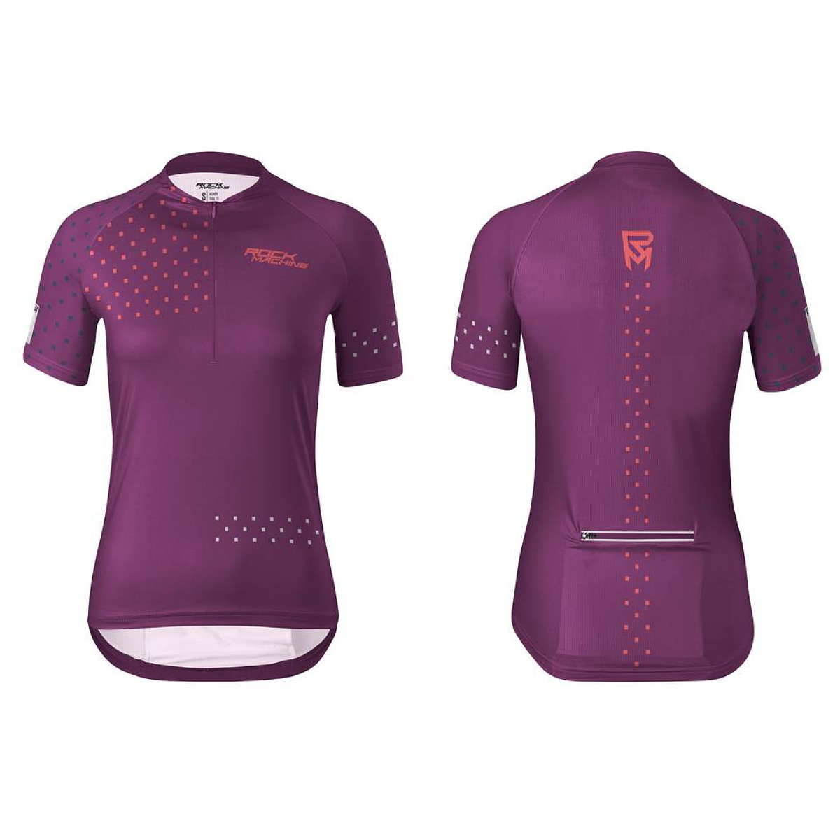 Rock Machine Women's Trail Jersey SS, purple, XL
