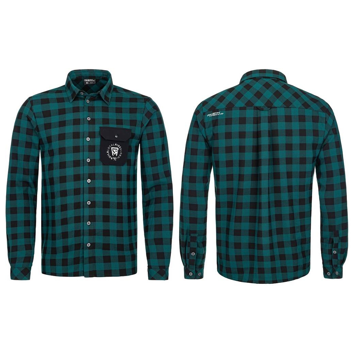 Rock Machine Trail shirt, black/blue, M