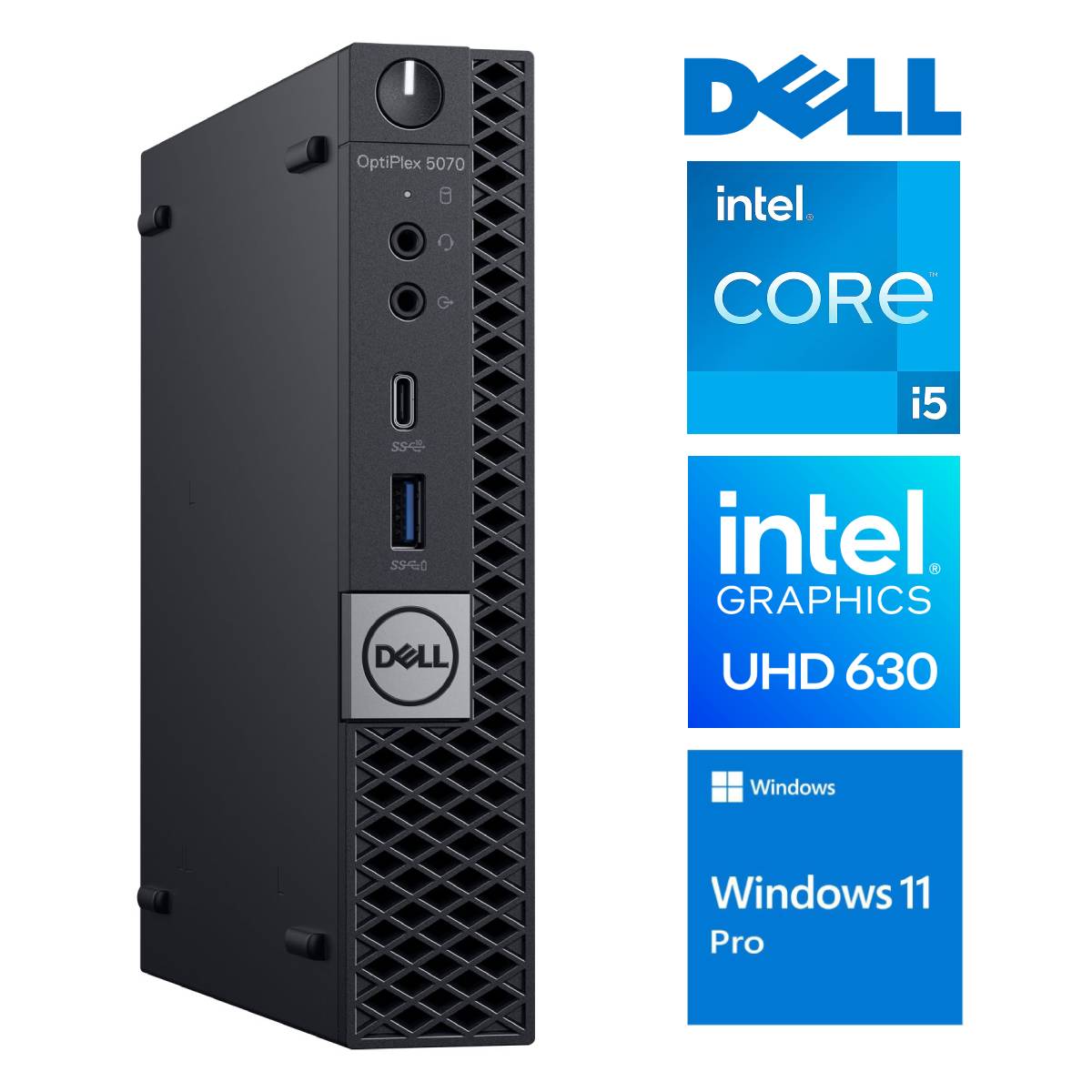 DELL 5070 Micro i5-9500T 32GB 1TB SSD M.2 NVMe WiFi WIN11Pro