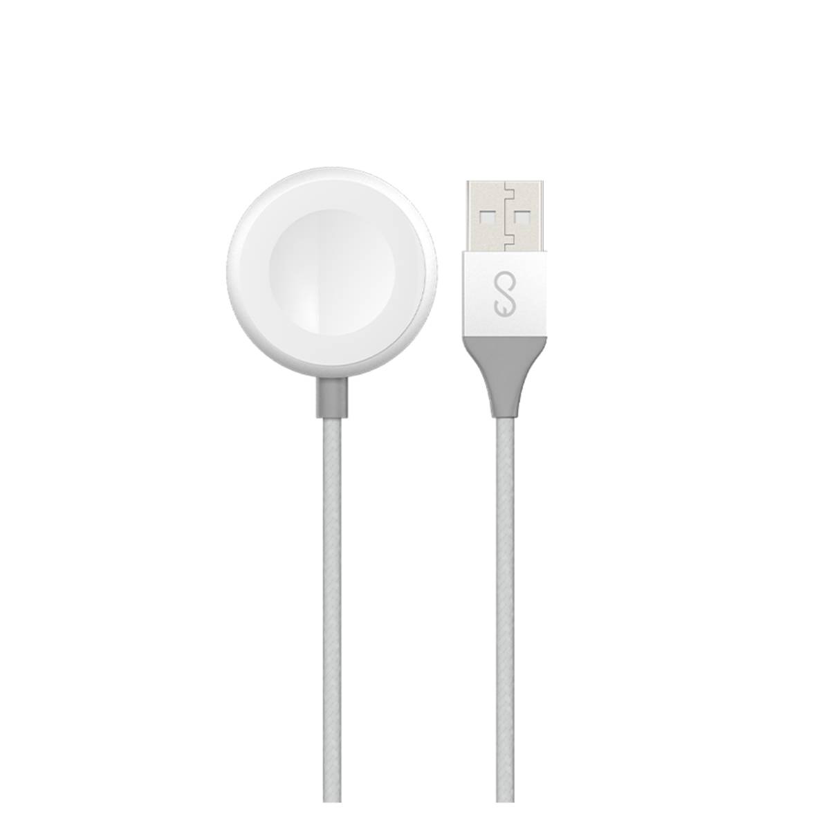 EPICO Apple Watch charging cable, USB-A, 1.2 m, silver