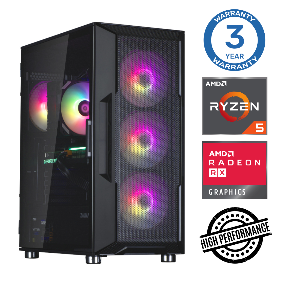 INTOP Ryzen 5 5500 16GB 500GB