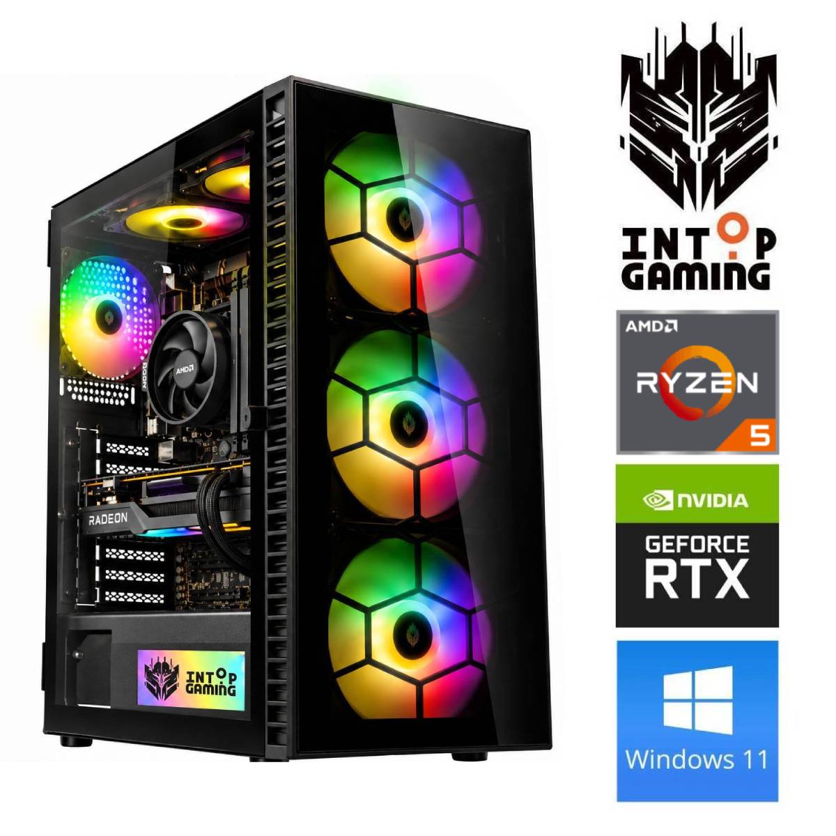 INTOP Ryzen 5 5500F 16GB 500GB