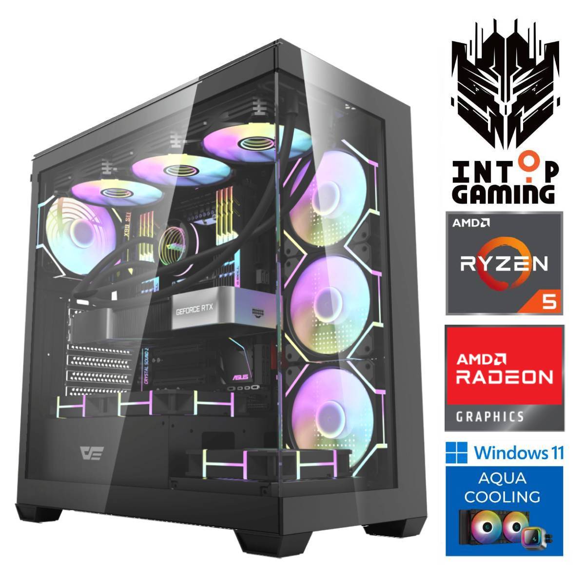 INTOP AQUA Ryzen 5 7500X3D 16GB